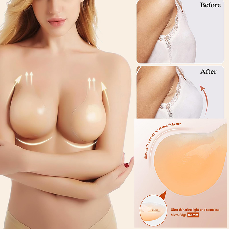 1/2 Pairs Women Sticky Bra Pus - Strapless Bra Backless avis et prix