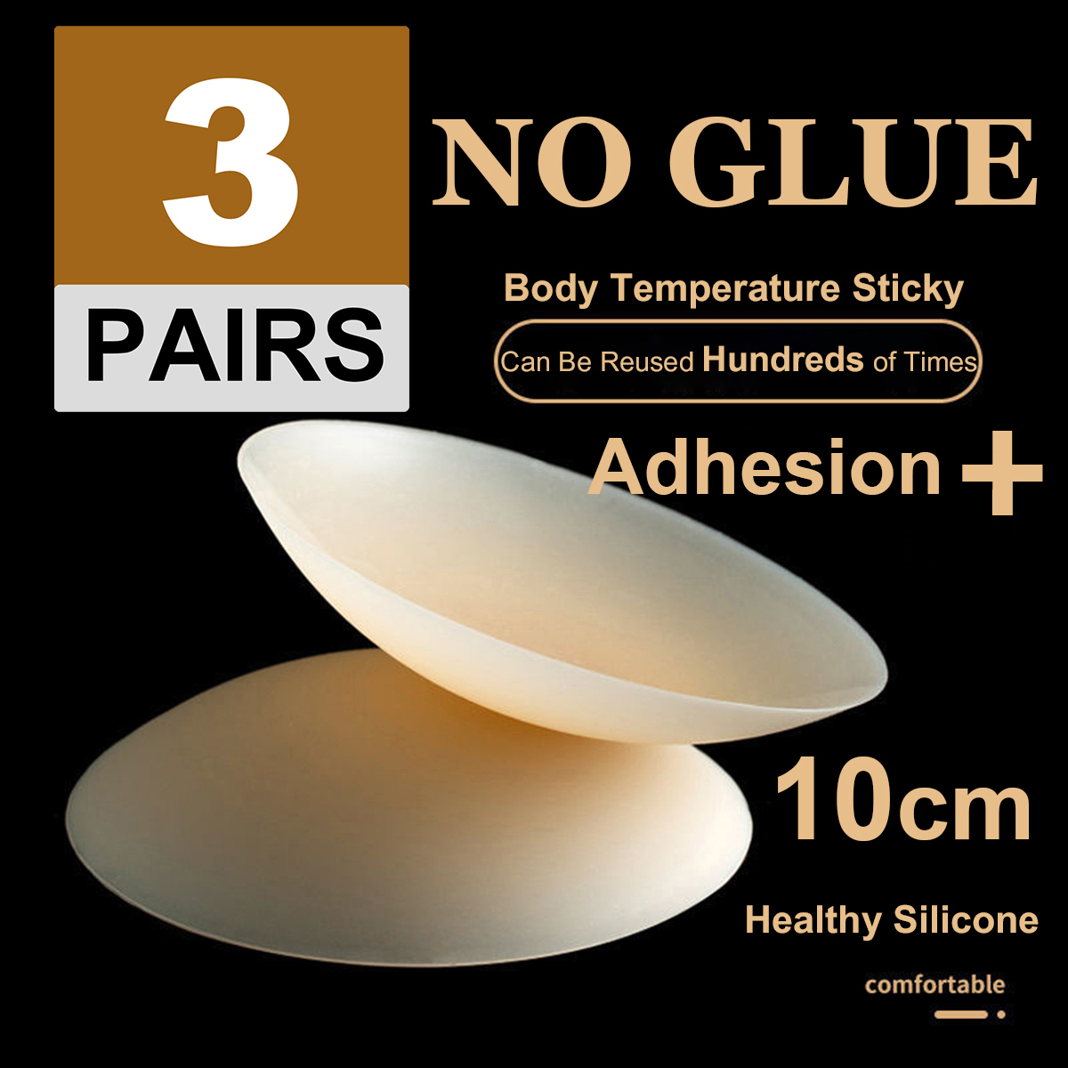 3Pairs No Glue Nipple Cover 10 - Nipple Cover Pasties avis et prix