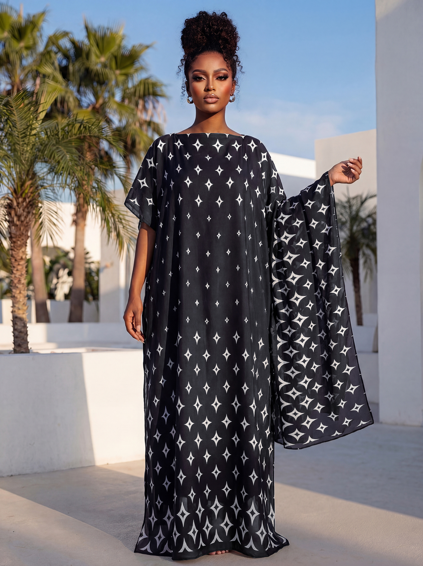 New Style Long Loose Silk Blen - Robe Silk Women avis et prix