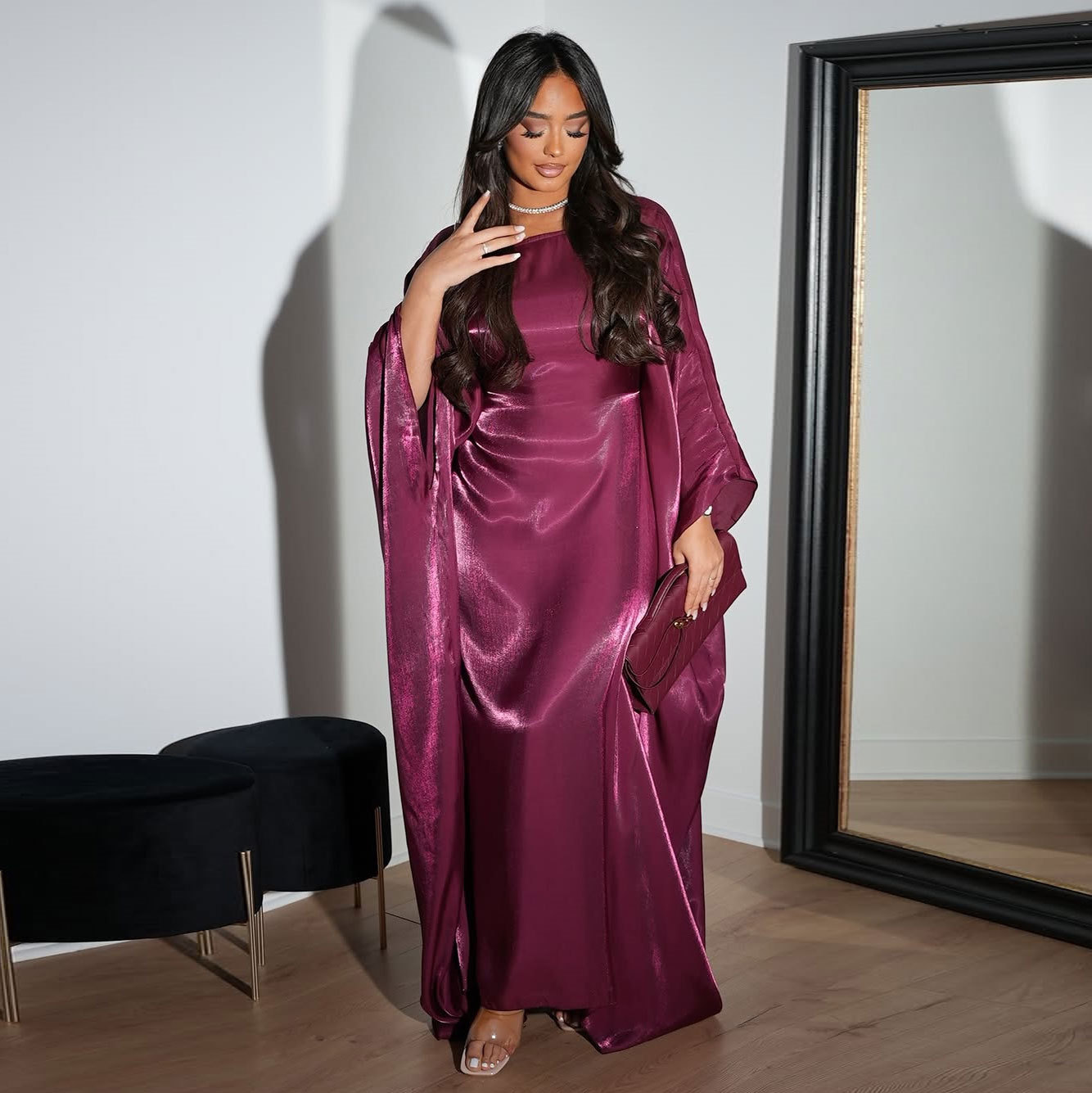 One Size New Summer Middle Eas - Robe Silk Women avis et prix