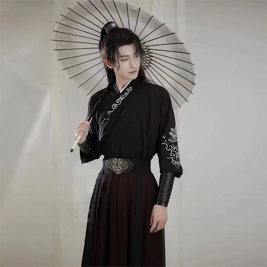 Ancient knight hanfu men women - Robe Silk Women avis et prix