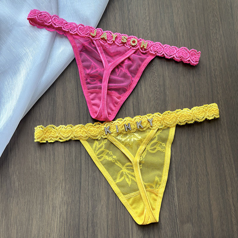 Custom Thong Panties Name Crys - Thong Bikini Women avis et prix