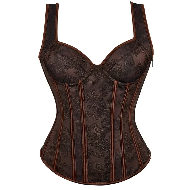 Women Floral Print Corset Top  - Shapewear Bodysuit Firm avis et prix