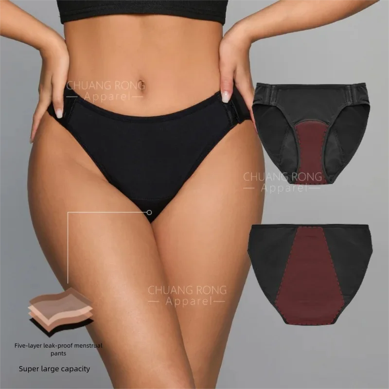 Plus Size Women's Easy-On Snap - Period Panty Absorbent avis et prix