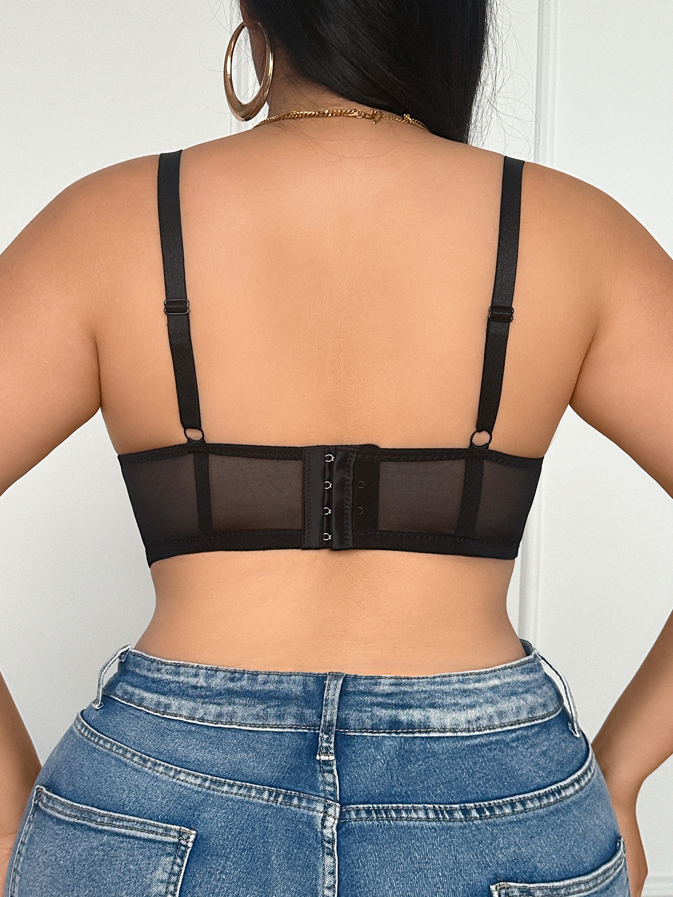 Wide Strap Plus Size Women Bra - Push Up Bra Padded avis et prix