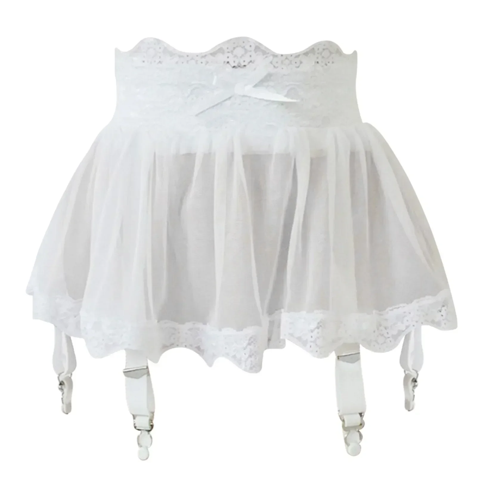 Women High Waist Lace Bandage  - Garter Belt Set avis et prix