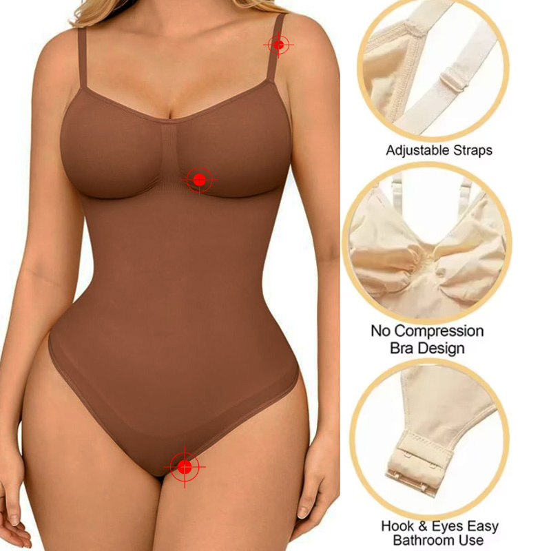 GUUDIA Spandex Bodysuit Thong  - Shapewear Bodysuit Firm avis et prix
