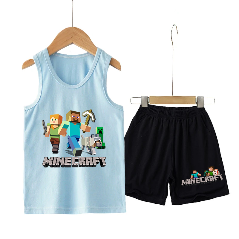 Minecrafted Children Vest+shor - Boyshort Underwear avis et prix