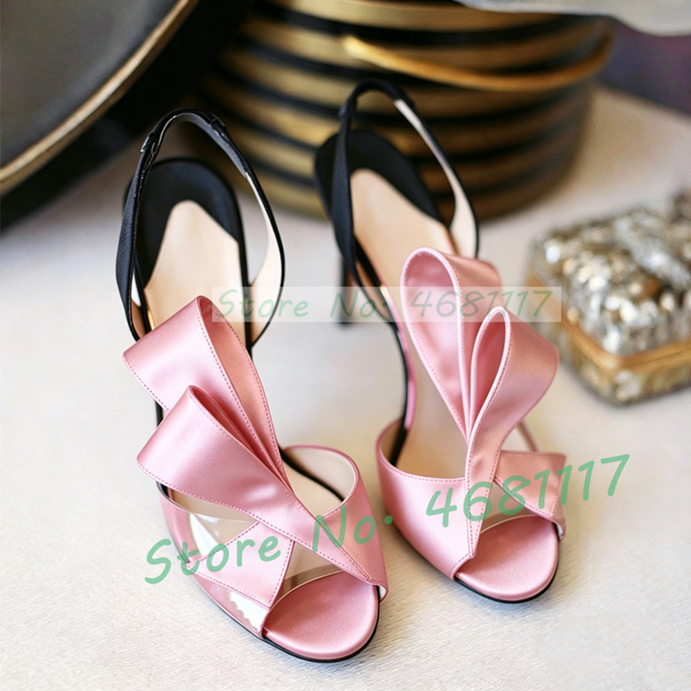 Satin Bow Back Strap High Heel - Slip Dress Satin avis et prix