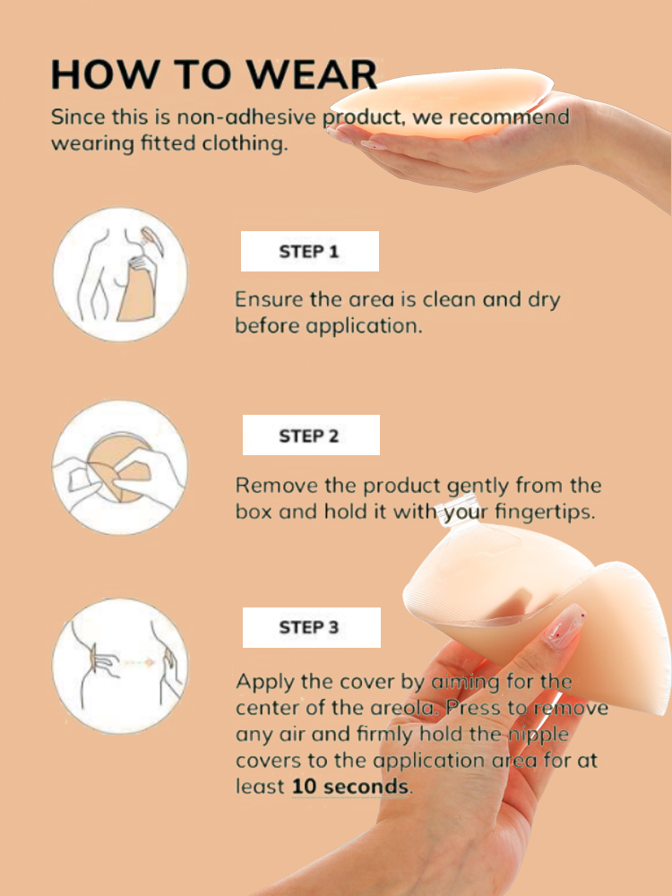 Women's Reusable Invisible Sil - Nipple Cover Pasties avis et prix
