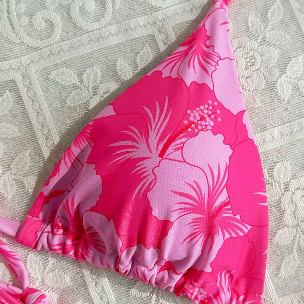 Women's Printed Vest Bikini+Th - Thong Bikini Women avis et prix