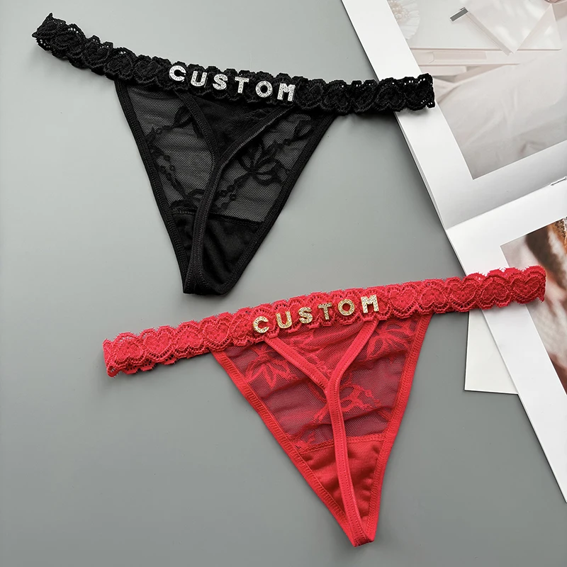 Personality Custom Thong Name  - Thong Bikini Women avis et prix