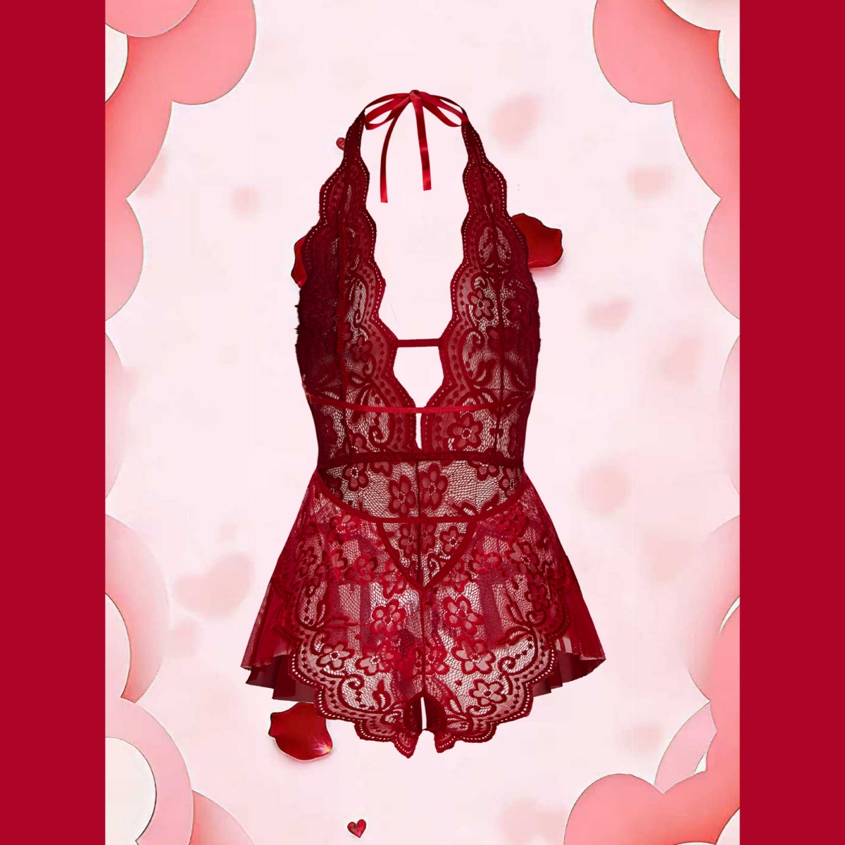 Erotic Crotchless Hot Lingerie - Lace Teddy Lingerie avis et prix