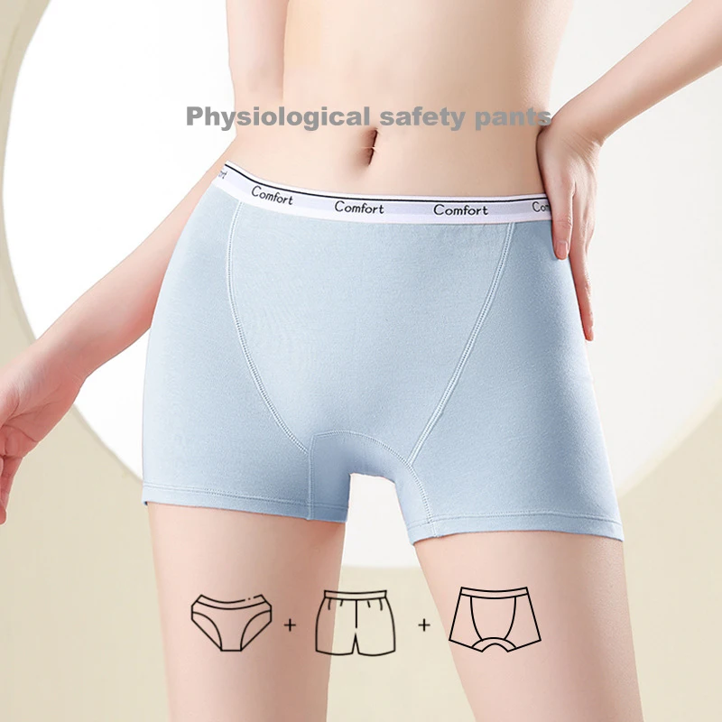 1pcs Cotton Women's Menstrual  - Boyshort Underwear avis et prix