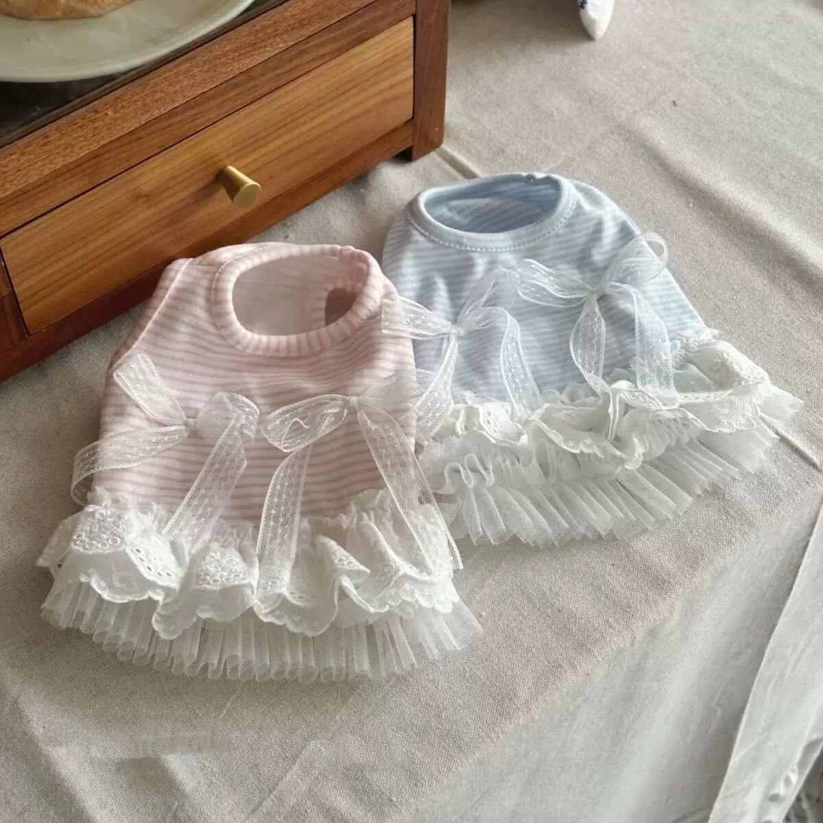 Sweet Bow Dog Clothes Lace Sma - Lace Teddy Lingerie avis et prix