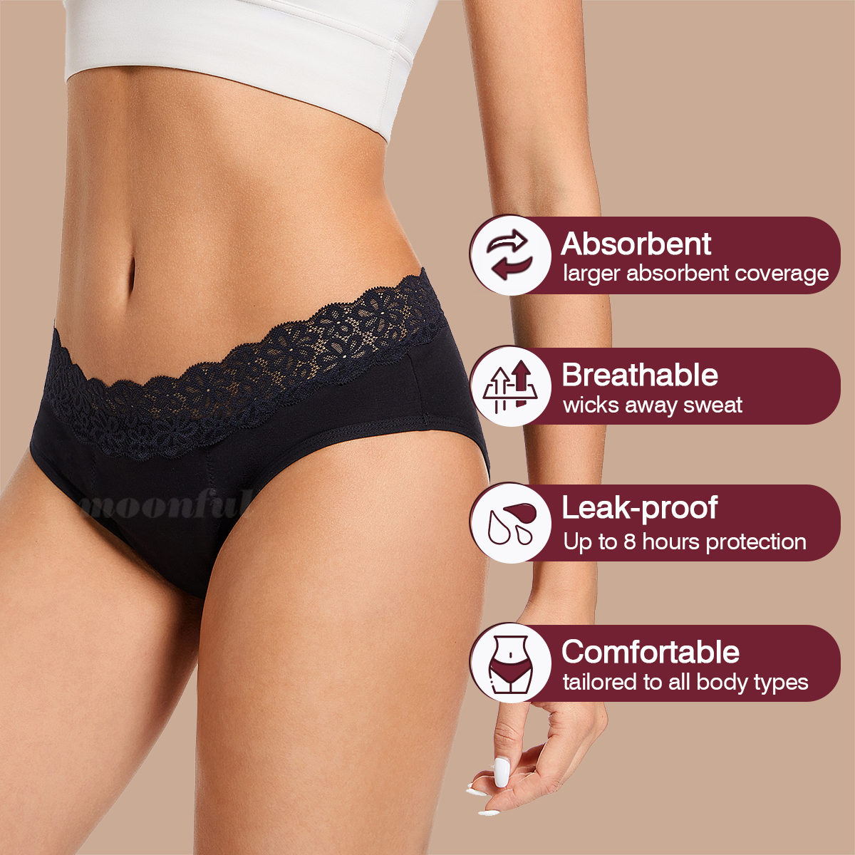 Menstrual Cycle Absorbent Unde - Period Panty Absorbent avis et prix