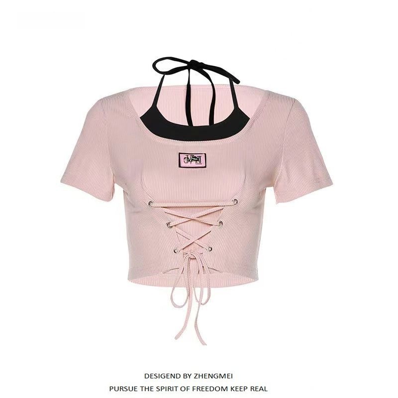 Sweet And Spicy ort Sve T-irt  - Corset Waist Cinch avis et prix