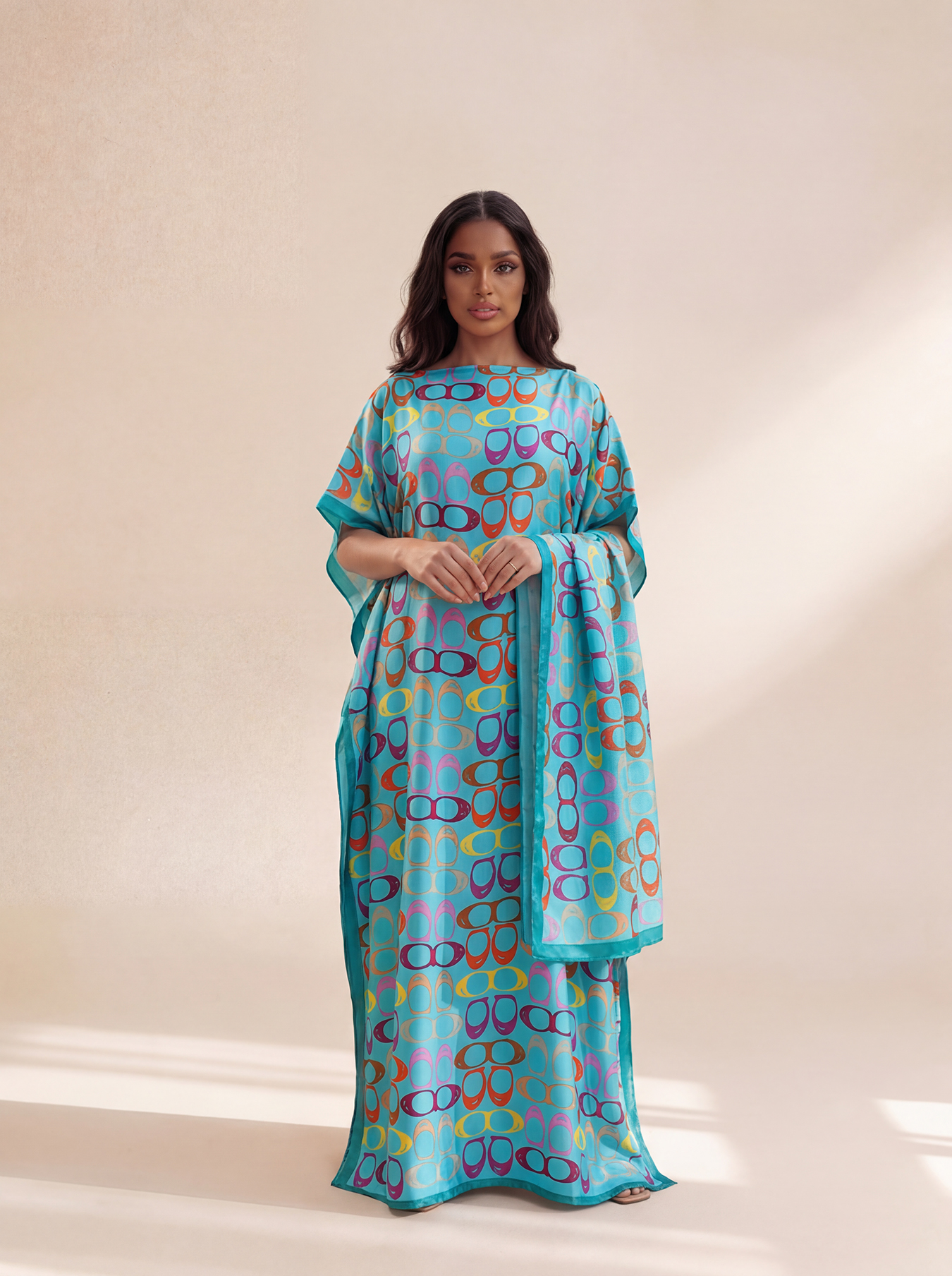 New Style Long Loose Silk Blen - Robe Silk Women avis et prix