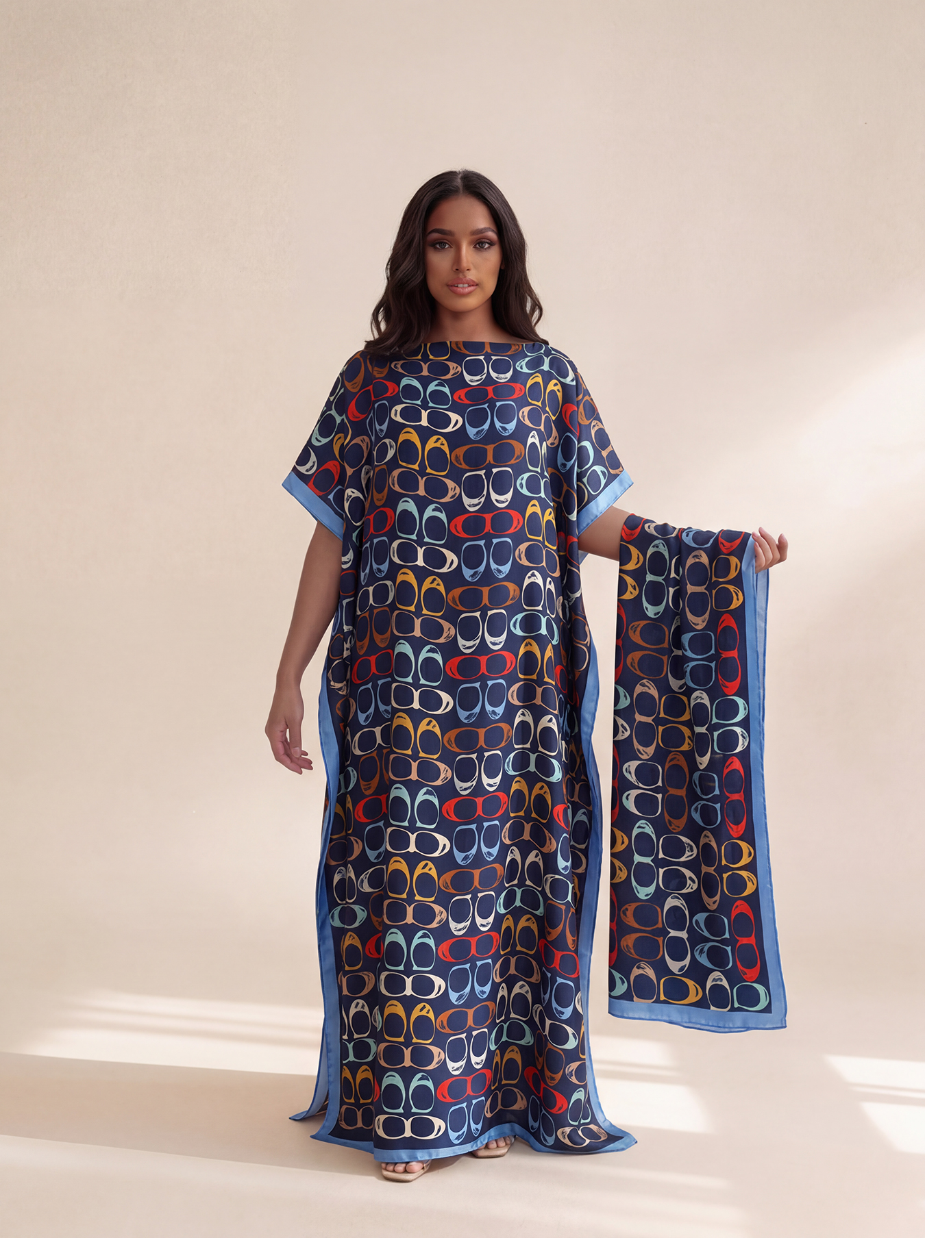 New Style Long Loose Silk Blen - Robe Silk Women avis et prix