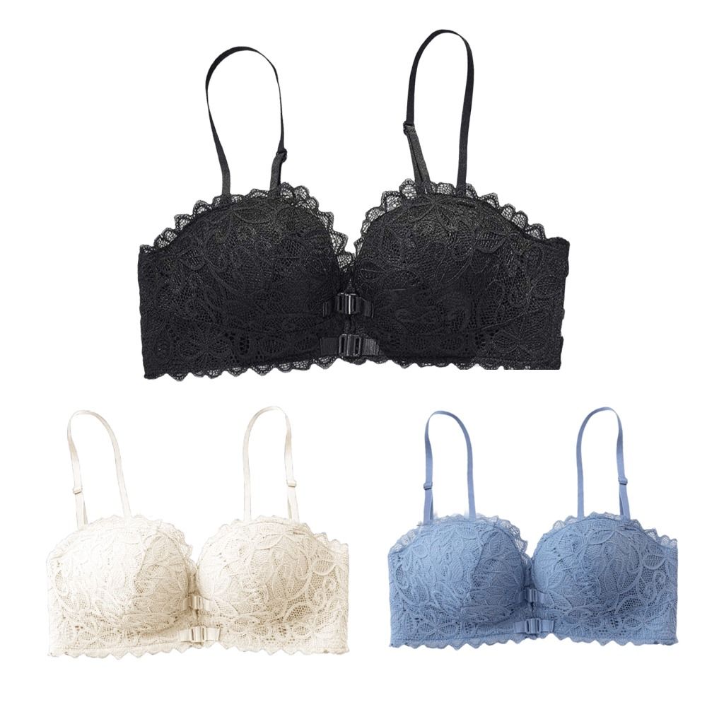 Comfortable Deep V Front Butto - Seamless Underwear Women avis et prix