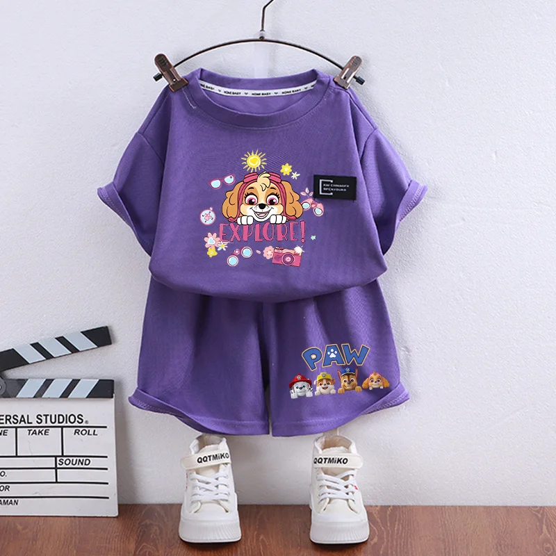 2Pc Paw Patrols T Shirt Chase  - Boyshort Underwear avis et prix