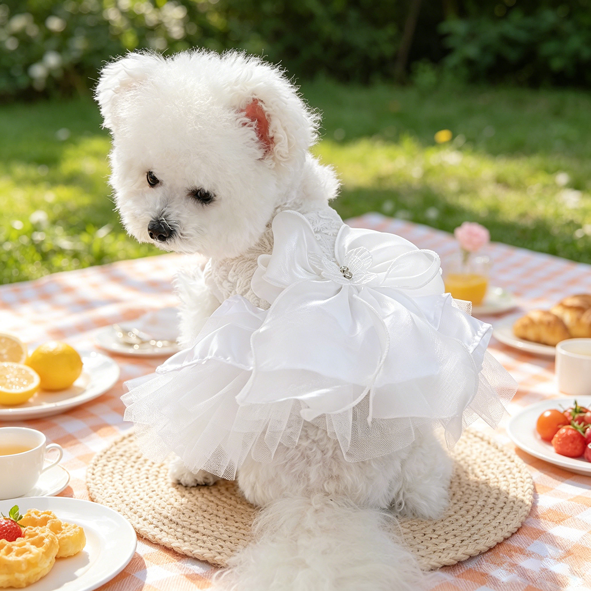 Elegant Lace Bow Pet Dress, Go - Lace Teddy Lingerie avis et prix