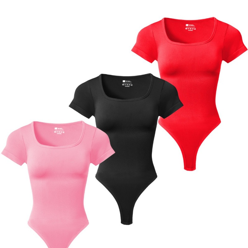 Women Plus Size Square Neck Sh - Shapewear Bodysuit Firm avis et prix