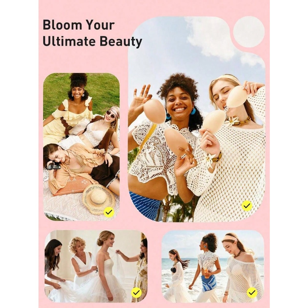 Waterproof Silicone Invisible  - Strapless Bra Backless avis et prix