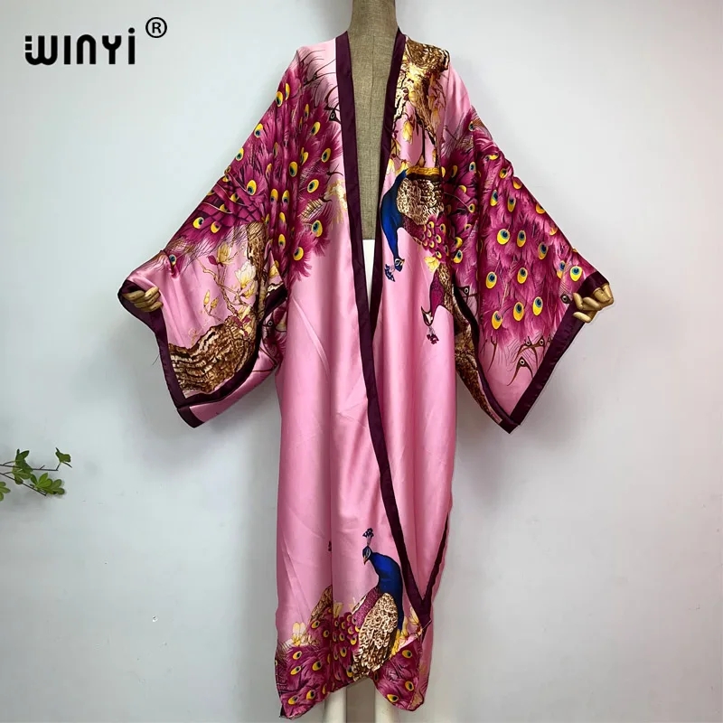 WINYI 2022 Summer Women Cardig - Robe Silk Women avis et prix