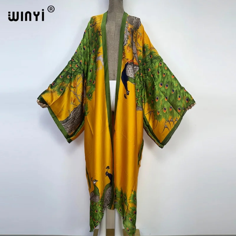 WINYI 2022 Summer Women Cardig - Robe Silk Women avis et prix
