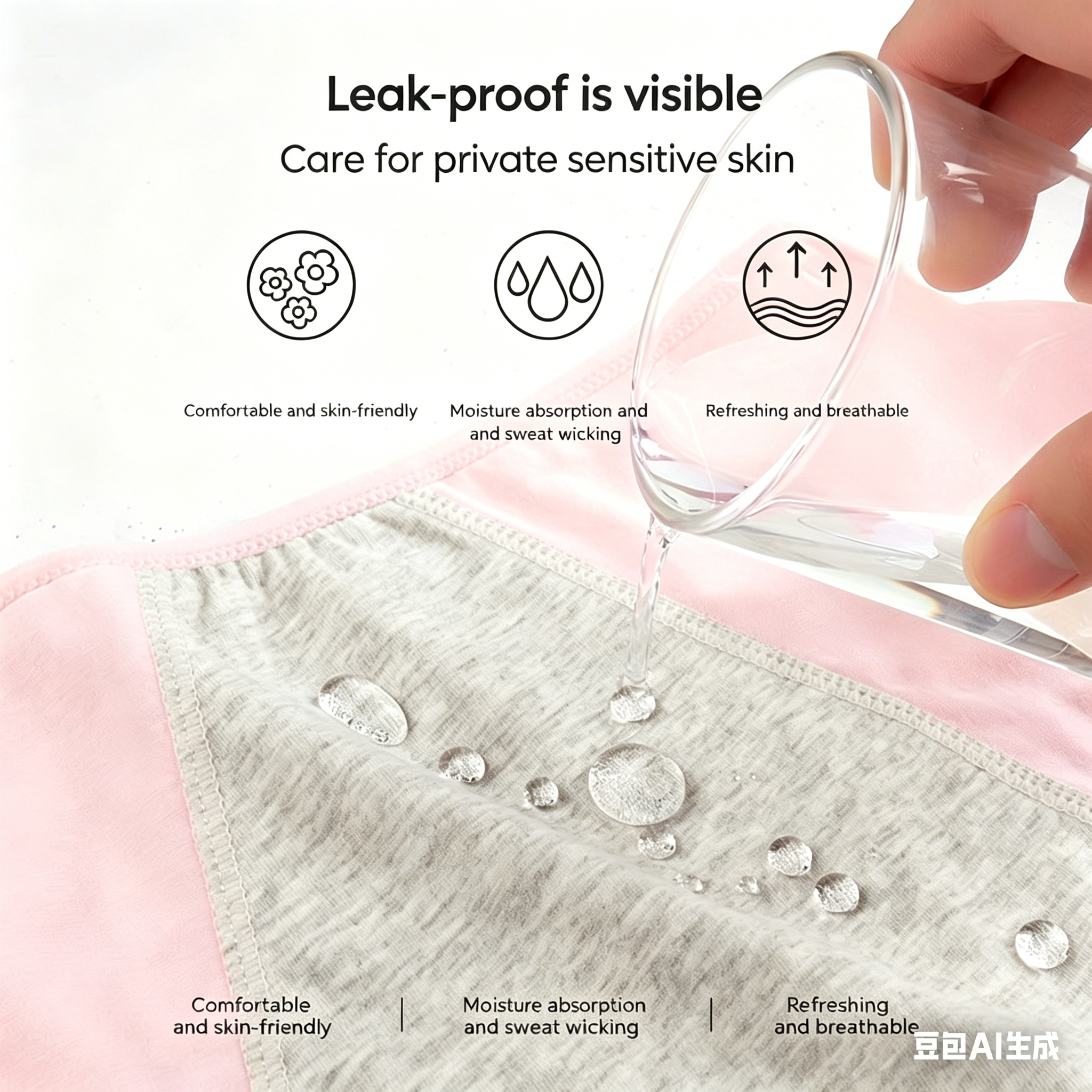 Cute Cartoon Period Underwear  - Period Panty Absorbent avis et prix