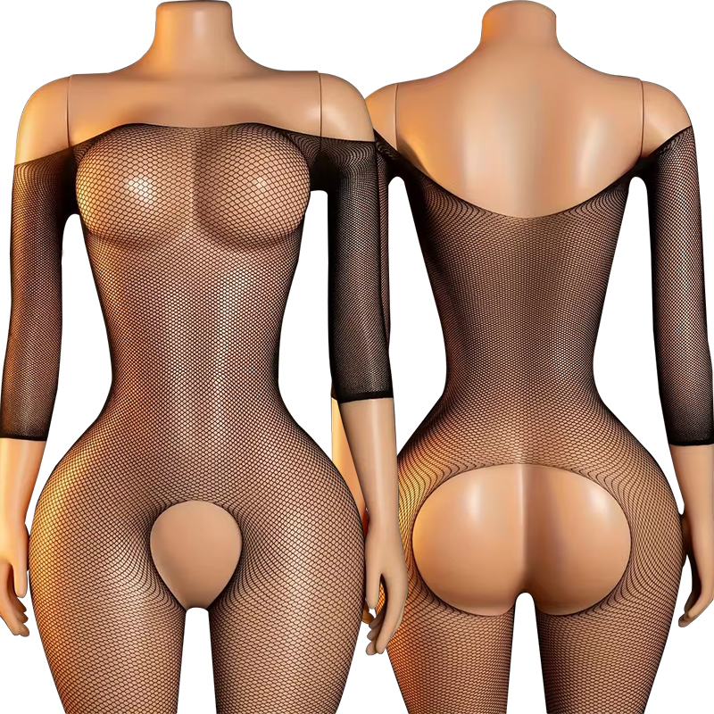 Sexy Women Black Mini Fishnet  - Bodystocking Fishnet avis et prix