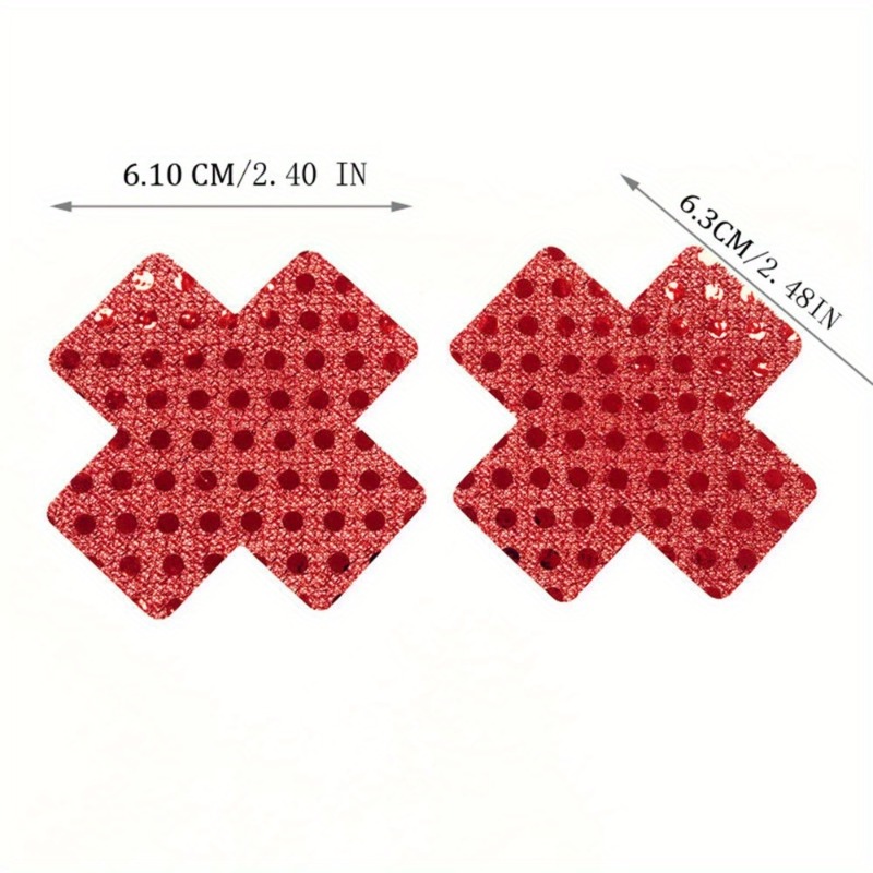 Red Cross Design Nipple Covers - Nipple Cover Pasties avis et prix