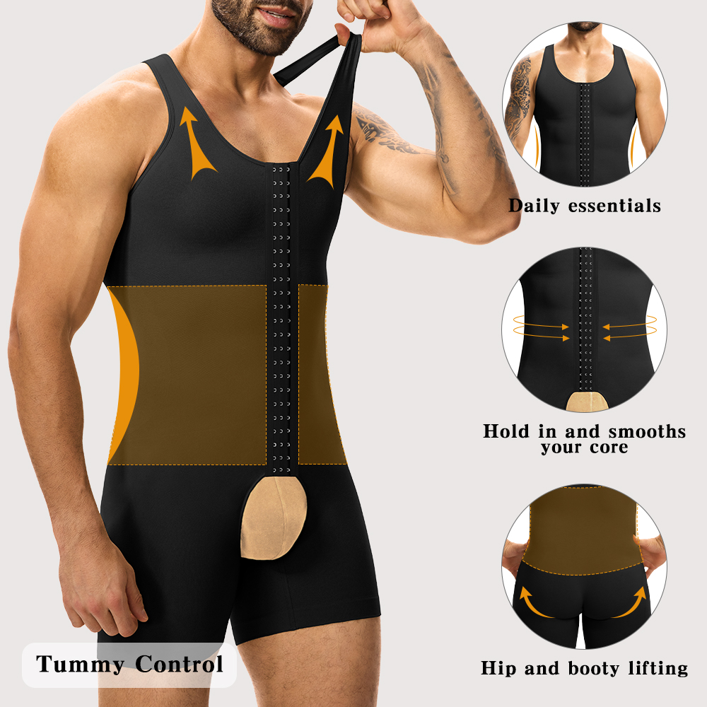 Men's Compression Shapewear  T - Shapewear Bodysuit Firm avis et prix