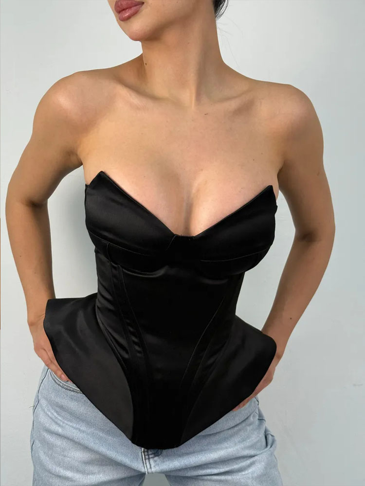 BKQU Sexy Fishbone Strapless C - Corset Waist Cinch avis et prix